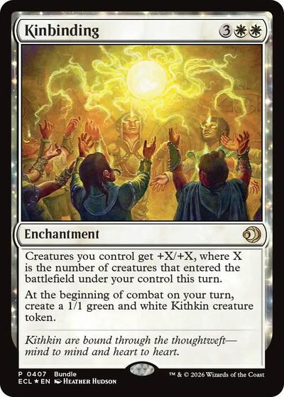 Kinbinding (Promos: Unique and Miscellaneous) Light Play Foil