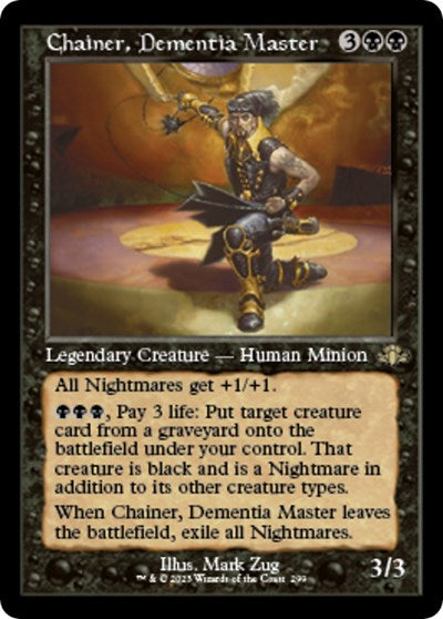 Chainer, Dementia Master (Retro Frame) (Dominaria Remastered) Light Play