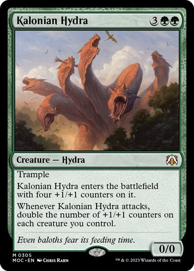 Kalonian Hydra (Commander: March of the Machine) Near Mint