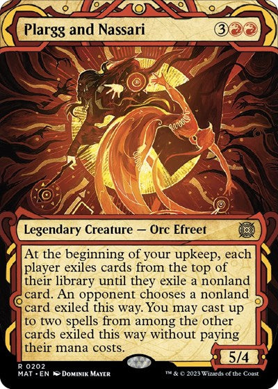 Plargg and Nassari (Halo Foil) (March of the Machine: The Aftermath) Near Mint Foil