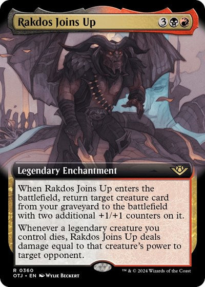 Rakdos Joins Up (Extended Art) (Outlaws of Thunder Junction) Near Mint Foil