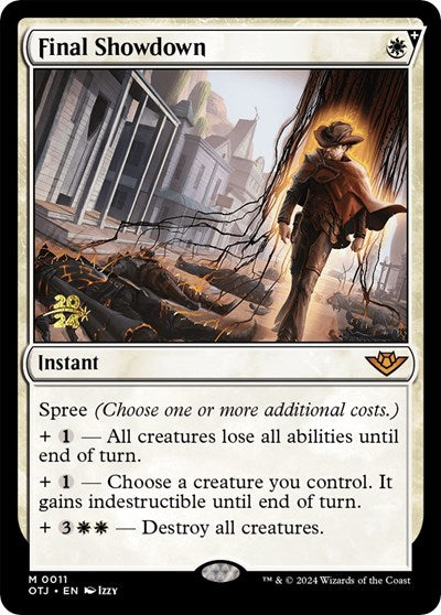 Final Showdown (Promos: Prerelease Cards) Light Play Foil