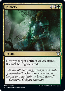 Putrefy (Commander 2019) Medium Play
