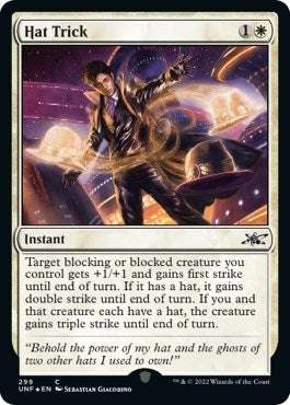 Hat Trick (Galaxy Foil) (Unfinity) Near Mint Foil