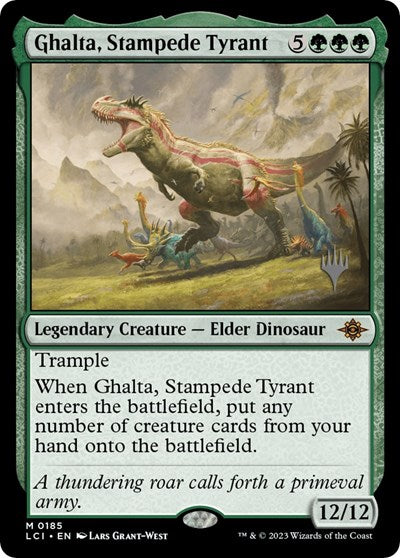 Ghalta, Stampede Tyrant (Promo Pack: The Lost Caverns of Ixalan) Light Play Foil