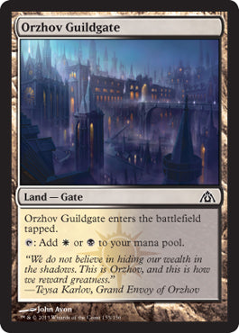 Orzhov Guildgate (Dragon's Maze) Medium Play Foil