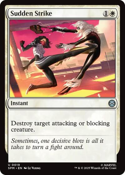 Sudden Strike (Marvel's Spider-Man) Light Play Foil