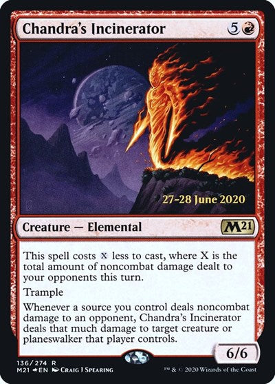 Chandra's Incinerator (Promos: Prerelease Cards) Near Mint Foil