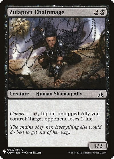 Zulaport Chainmage (Mystery Booster) Light Play