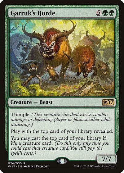 Garruk's Horde (Welcome Deck 2017) Near Mint