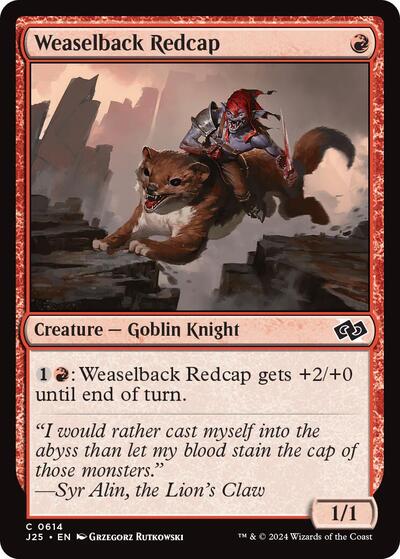 Weaselback Redcap|6|0|0.00