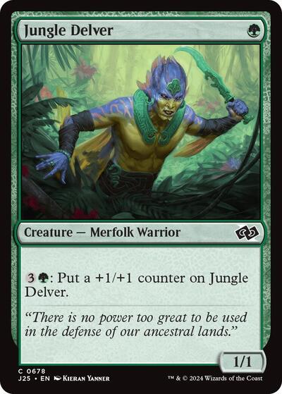 Jungle Delver (Foundations Jumpstart) Near Mint