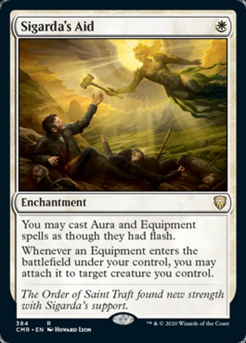 Sigarda's Aid (Commander 2020 Commander Legends) Medium Play