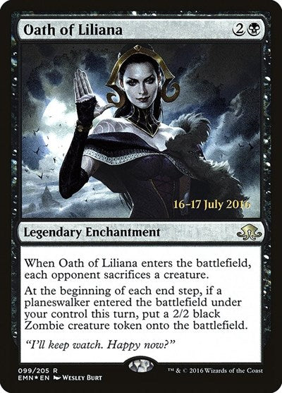 Oath of Liliana (Promos: Prerelease Cards) Near Mint Foil