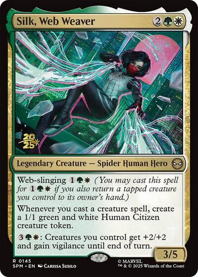 Silk, Web Weaver (Promos: Prerelease Cards) Light Play Foil