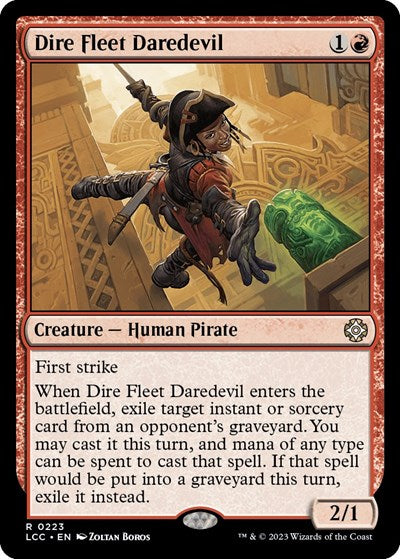 Dire Fleet Daredevil (Commander: The Lost Caverns of Ixalan) Light Play