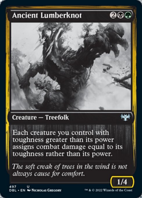 Ancient Lumberknot (Innistrad: Double Feature) Light Play