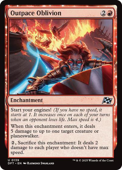 Outpace Oblivion (Aetherdrift) Near Mint Foil