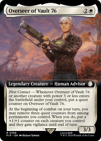 Overseer of Vault 76 (Extended Art) (Universes Beyond: Fallout) Light Play