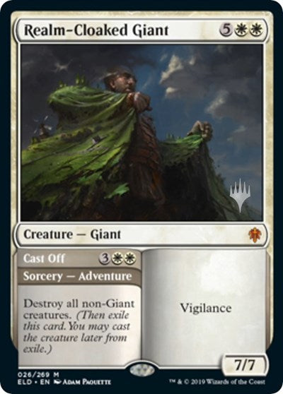 Realm-Cloaked Giant (Promo Pack: Throne of Eldraine) Near Mint Foil