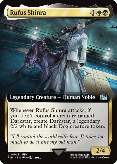 Rufus Shinra (Extended Art) (Universes Beyond: FINAL FANTASY) Light Play Foil