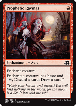 Prophetic Ravings (Eldritch Moon) Medium Play