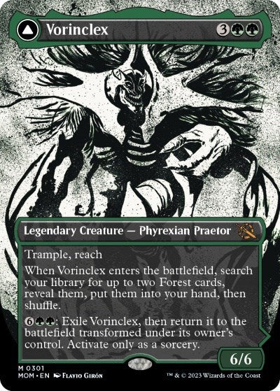 Vorinclex (Showcase) (March of the Machine) Light Play Foil
