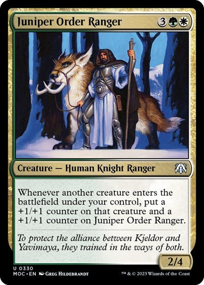 Juniper Order Ranger (Commander: March of the Machine) Light Play