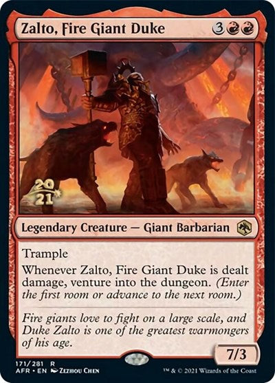 Zalto, Fire Giant Duke (Promos: Prerelease Cards) Light Play Foil