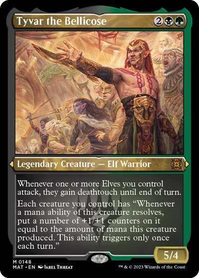 Tyvar the Bellicose (Foil Etched) (March of the Machine: The Aftermath) Near Mint Foil
