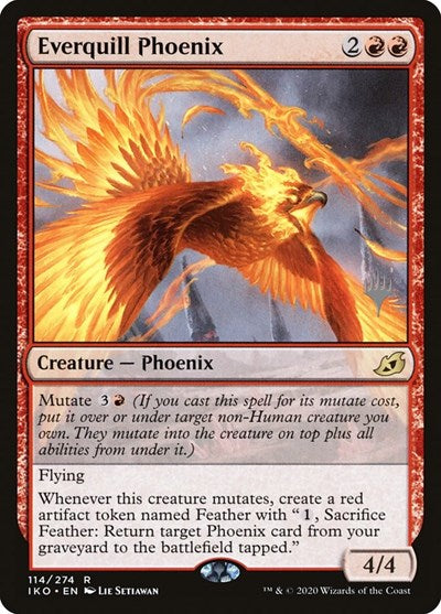 Everquill Phoenix (Promo Pack: Ikoria) Light Play Foil