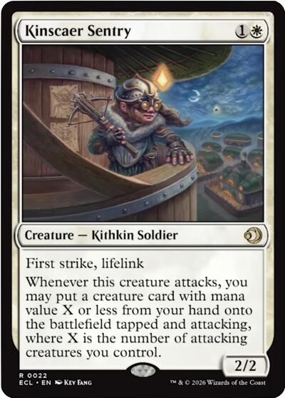 Kinscaer Sentry (Lorwyn Eclipsed) Near Mint Foil