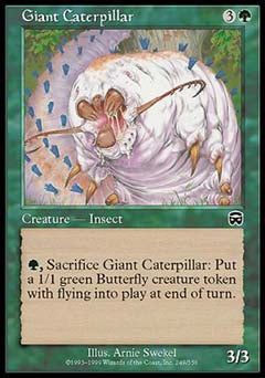 Giant Caterpillar (Mercadian Masques) Light Play