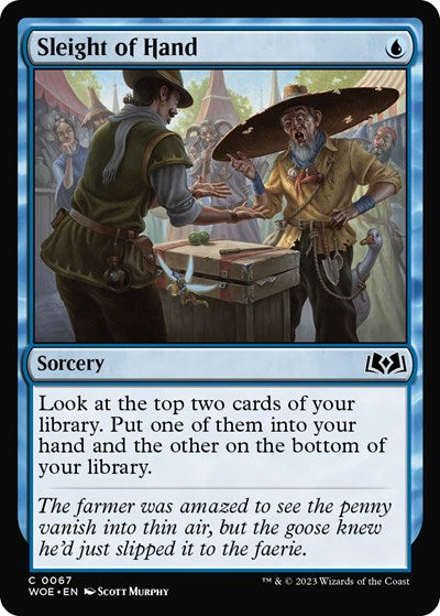 Sleight of Hand (Wilds of Eldraine) Near Mint