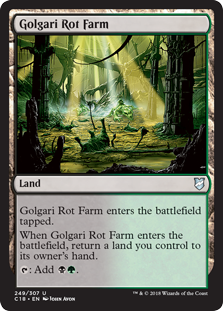 Golgari Rot Farm (Commander 2018) Medium Play
