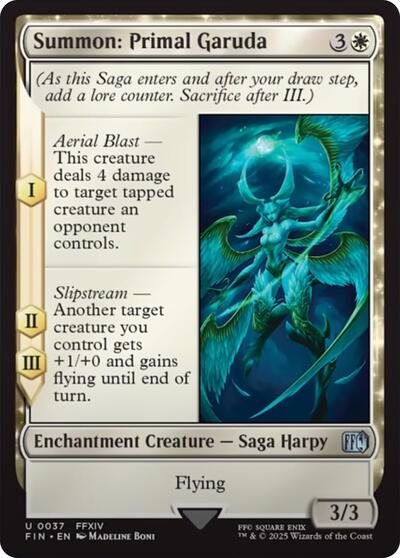 Summon: Primal Garuda (Universes Beyond: FINAL FANTASY) Light Play Foil