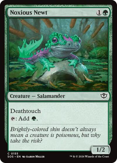Noxious Newt (Secrets of Strixhaven) Near Mint Foil