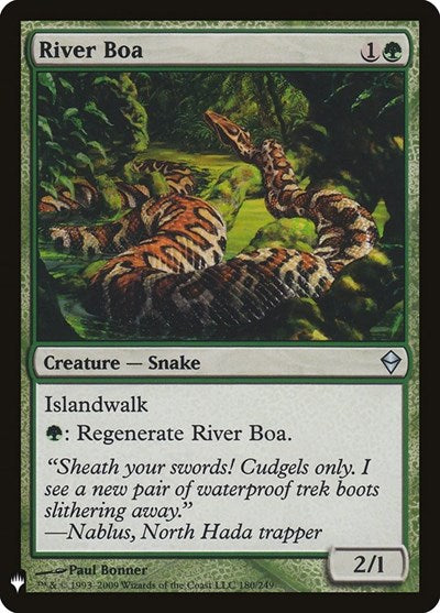River Boa (Mystery Booster) Near Mint