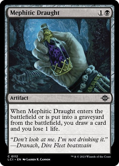 Mephitic Draught (The Lost Caverns of Ixalan) Light Play Foil