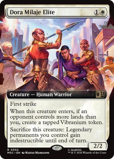 Dora Milaje Elite Extended Art|3|0|0.00
