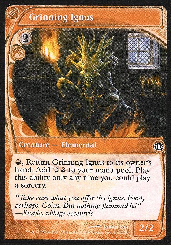 Grinning Ignus (Futuresight) Medium Play Foil