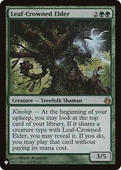 Leaf-Crowned Elder (The List) Near Mint