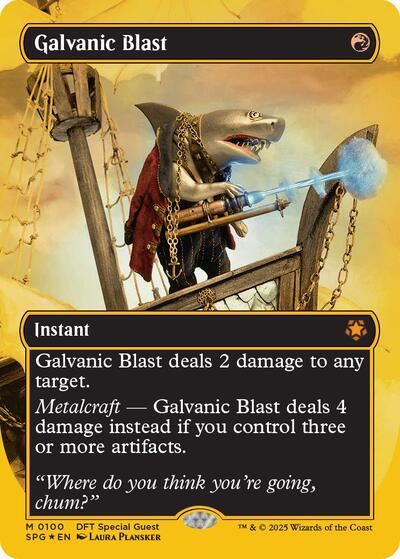 Galvanic Blast (Borderless) (First-Place Foil) (Special Guests) Near Mint Foil