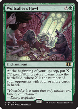 Wolfcaller's Howl (Commander 2014 Edition) Heavy Play