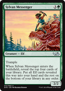 Sylvan Messenger (Duel Decks Anthology: Elves vs Goblins) Near Mint