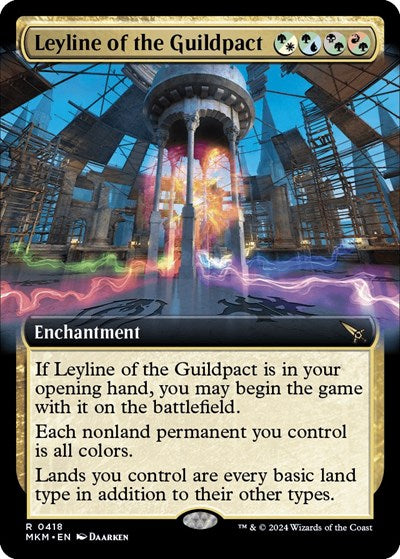 Leyline of the Guildpact (Extended Art) (Murders at Karlov Manor) Light Play