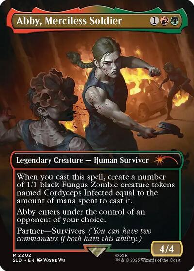 Abby, Merciless Soldier (Secret Lair) Near Mint