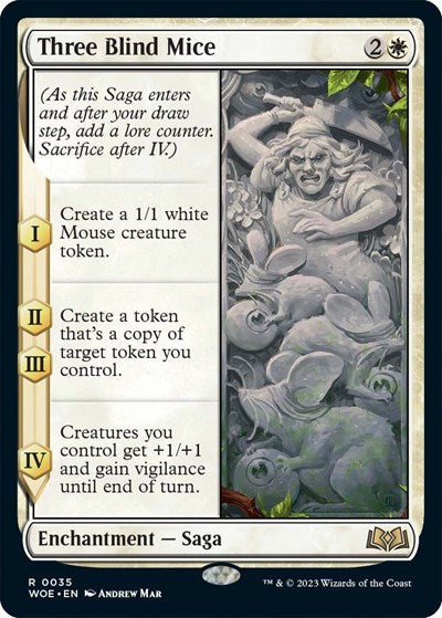 Three Blind Mice (Wilds of Eldraine) Medium Play