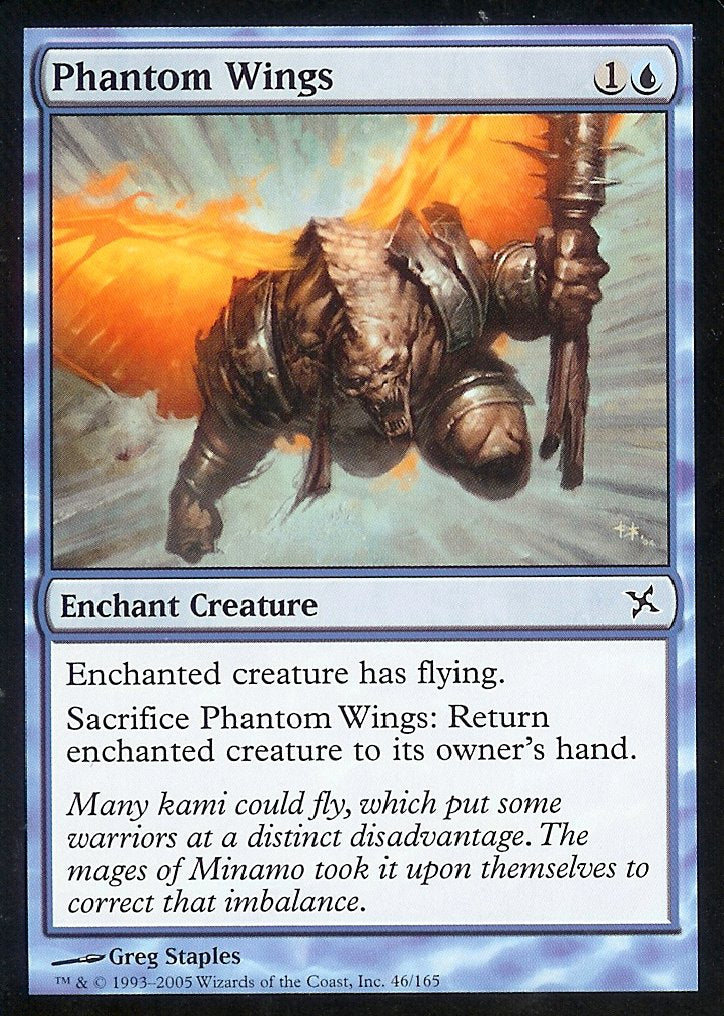 Phantom Wings (Betrayers of Kamigawa) Medium Play