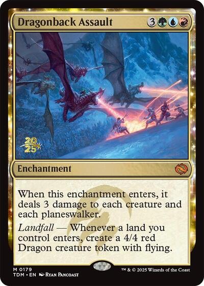 Dragonback Assault (Promos: Prerelease Cards) Near Mint Foil